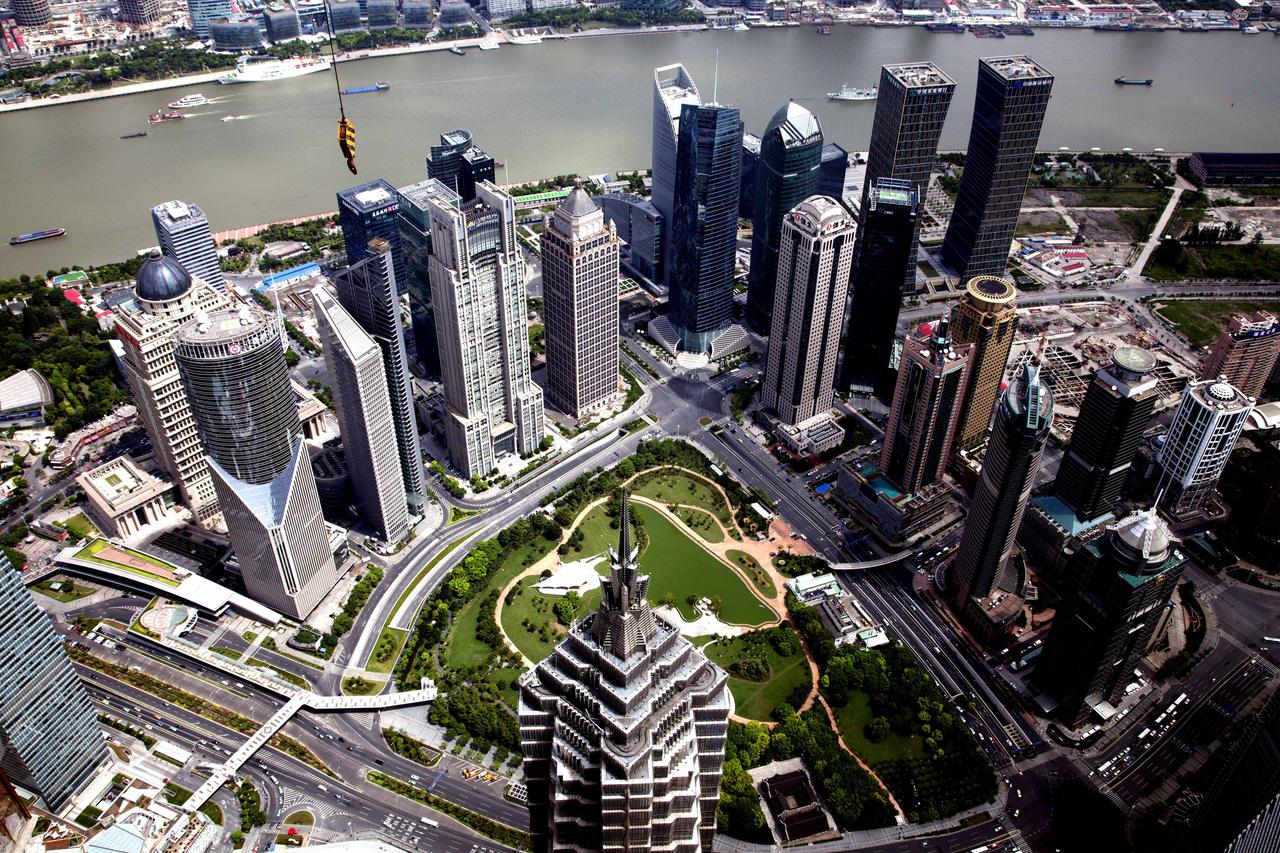 Šangaj: Panoramski pogled na grad