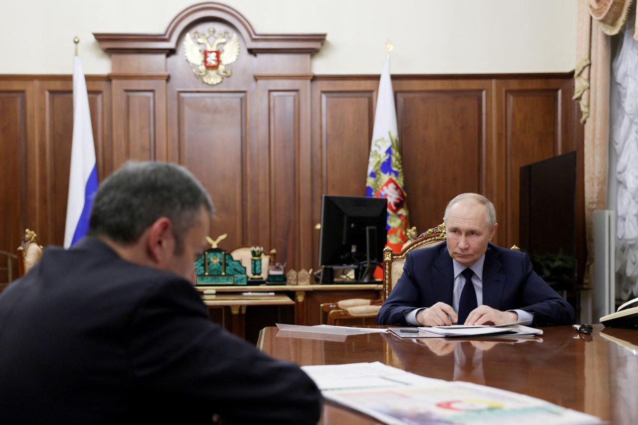 Russian President Putin meets Kursk region's acting governor Khinshtein in Moscow