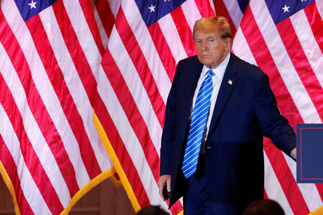 Former U.S. President Trump holds a watch party event to mark the Super Tuesday primary elections at his Mar-a-Lago property