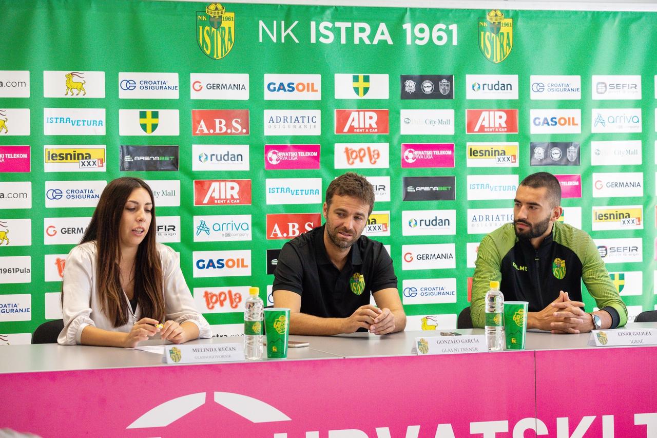 Pula: Konferencija za medije NK Istre uoči ogleda s Hrvatskim dragovoljcem