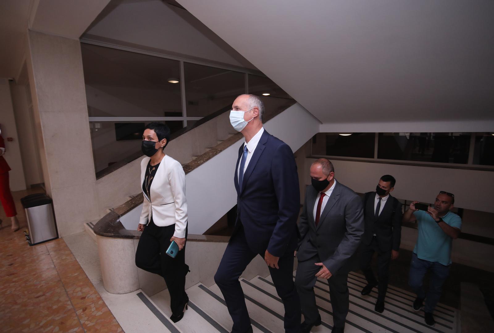 07.06.2021., Split - U Gradskom poglavarstu odrzana je primopredaja vlasti izmedju izabranog gradonacelnika Ivice Puljka i bivseg gradonacelnika Andre Krstulovica Opare. Ivica Puljak Photo: Ivo CagaljPIXSELL