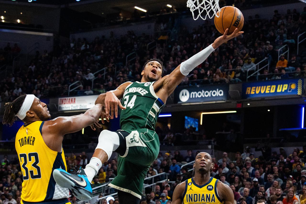 NBA: Milwaukee Bucks at Indiana Pacers
