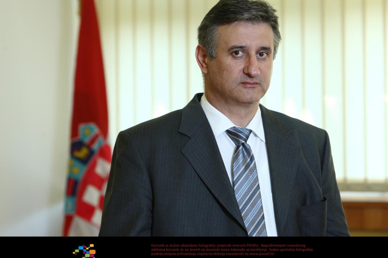\'06.07.2011., Zagreb - Ministarstvo unutarnjih poslova Republike Hrvatske, Vukovarska 33. Tomislav Karamarko, ministar unutarnjih poslova Republike Hrvatske. Photo: Davor Puklavec/PIXSELL\'
