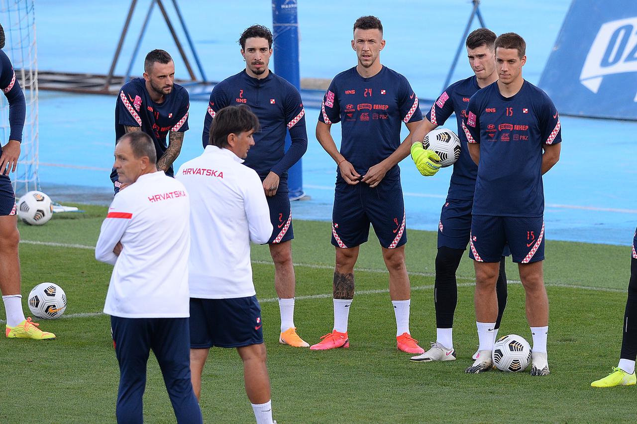 Zagreb: Hrvatski reprezentativci odradili trening prije utakmica u Ligi nacija
