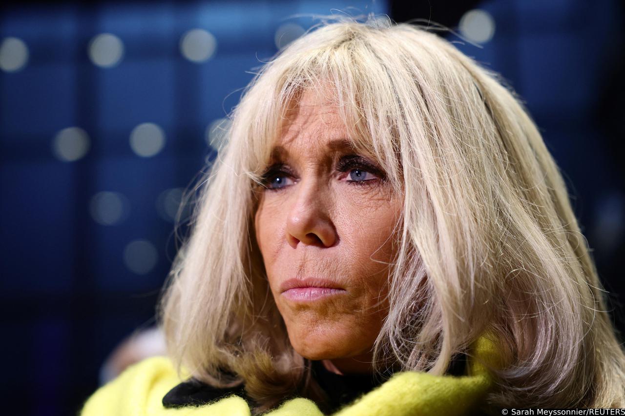 French First Lady Brigitte Macron attends the launching of "Pieces Jaunes 2022" fundraising operation in Paris