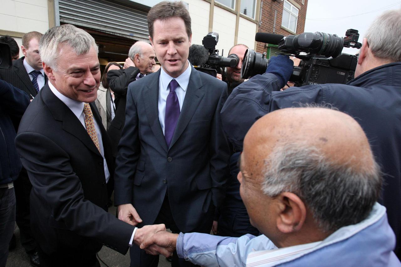 David Ward i Nick Clegg