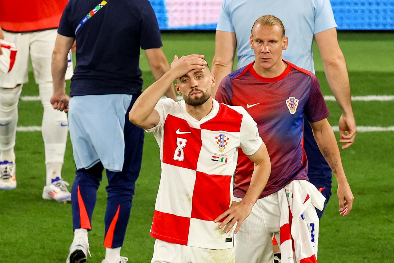 Leipzig: U posljednjem trećem kolu skupine B na EURU hrvatska nogometna reprezentacija je odigrala 1-1 protiv Italije