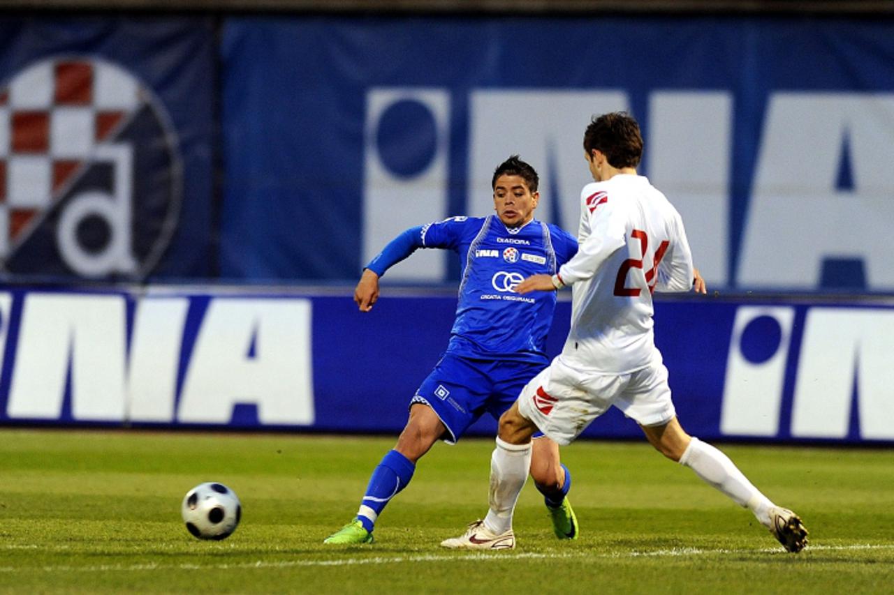 'sport...zagreb...18.03.2009.    stadion u Maksimiru, polufinalu kupa HNS-a,  Dinamo - Zagreb, 4-1, Dinamo se ukupnim rezultatom od 6-1 plasirao u finale kupa, Ibanez,  Photo: Goran Stanzl/Vecernji li