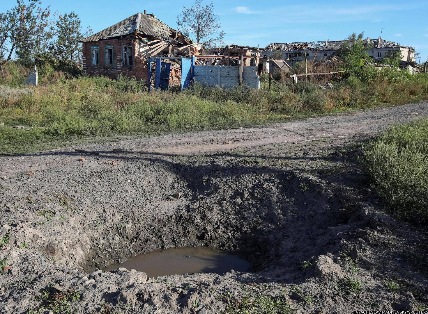 A residential house damaged by shelling, as Russia's attack on Ukraine continues, is seen in the village of Hrakove, liberated by Ukrainian Armed Forces, in Kharkiv region, Ukraine September 9, 2022.  To match Special Report UKRAINE-CRISIS/RUSSIA-BASE   REUTERS/Vyacheslav Madiyevskyy Photo: VYACHESLAV MADIYEVSKYY/REUTERS