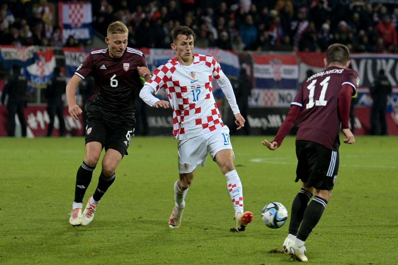 Susret Latvije i Hrvatske u kvalifikacijama za Europsko prvenstvo