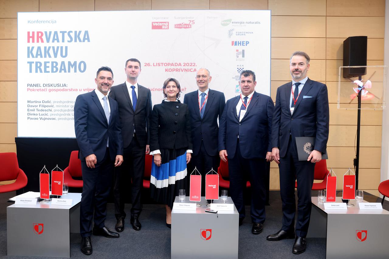 Koprivnica: Konferencija "Hrvatska kakvu trebamo", panel: "Pokretači gospodarstva u vrijeme krize"