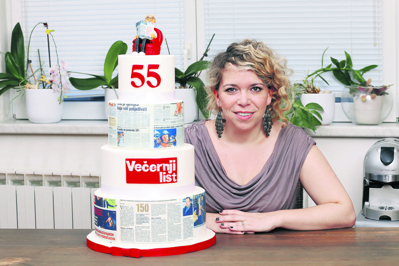 Večernjakova rođendanska torta