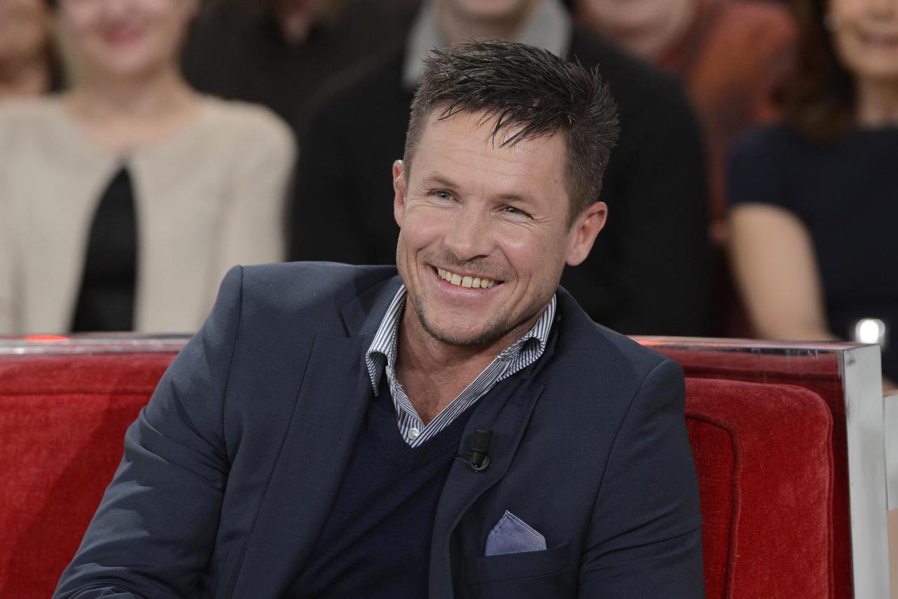 Enregistrement de l'emission "Vivement Dimanche" a Paris le 10 avril 2013 qui sera diffusee le 14 avril.