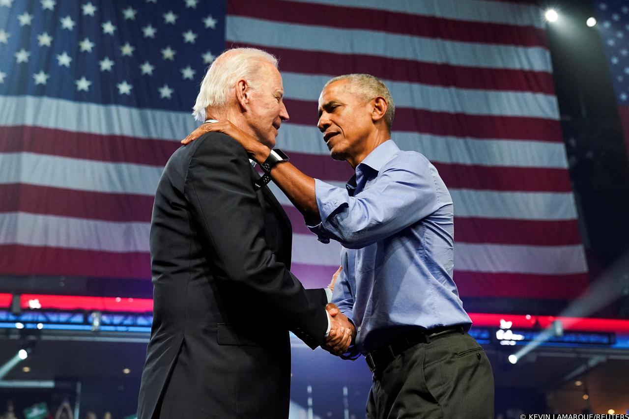 U.S. President Joe Biden campaigns ahead of midterm elections, in Pennsylvania