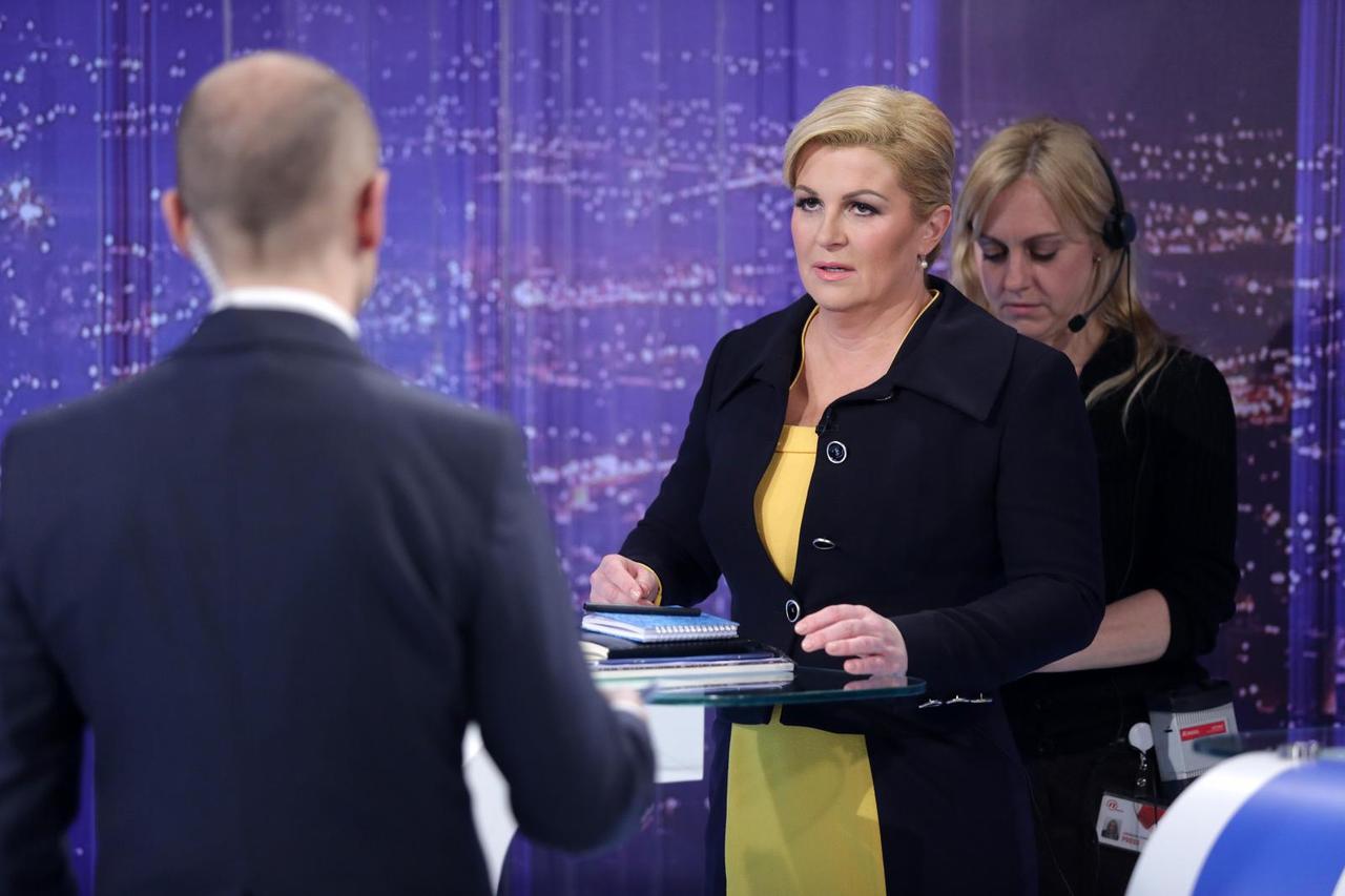 Sučeljavanje predsjedničkih kandidata K. Grabar Kitarović i I. Josipovića