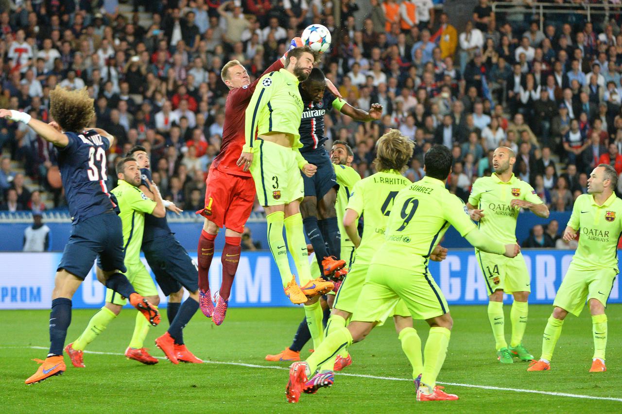 UEFA Champions League - Quarter Final - PSG VS FC BarcelonaPSG's Blaise Matuidi during the UEFA Champions league Quarter-Final first leg football match, Paris Saint-Germain Vs FC Barcelona at the Parc des Princes stadium in Paris, France on April 15, 2015