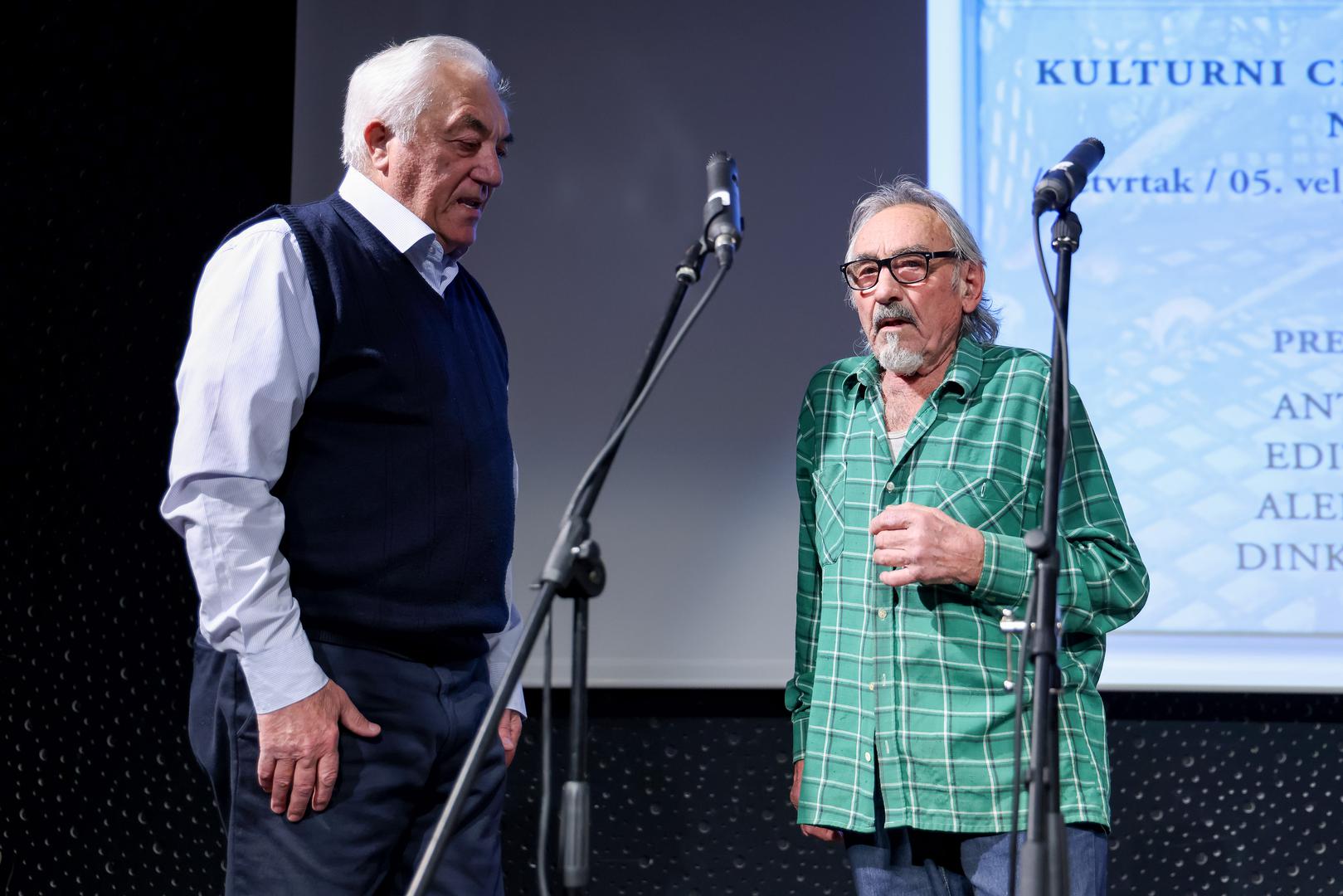 05.02.2026., Novalja - Predstavljanje knjige Domovina, Pastroc autora Dinka Supica Photo: Sime Zelic/PIXSELL