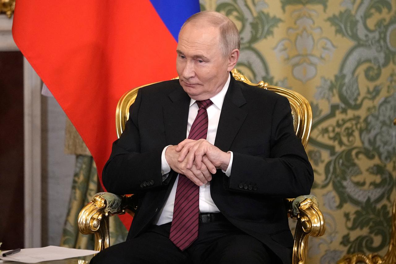 Russia's President Vladimir Putin meets with President of Georgia's breakaway region of Abkhazia Badra Gunba in Moscow