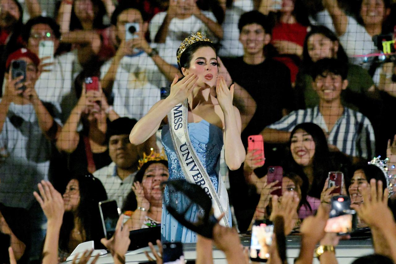 Miss Universe 2025 Mexican Fatima Bosch visits Villahermosa