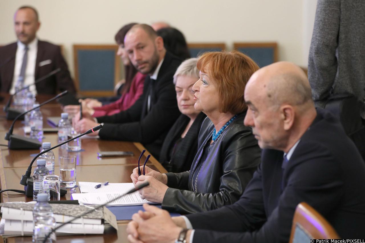Zagreb: Zlata Hrvoj Šipek pred saborskim Odborom za pravosuđe