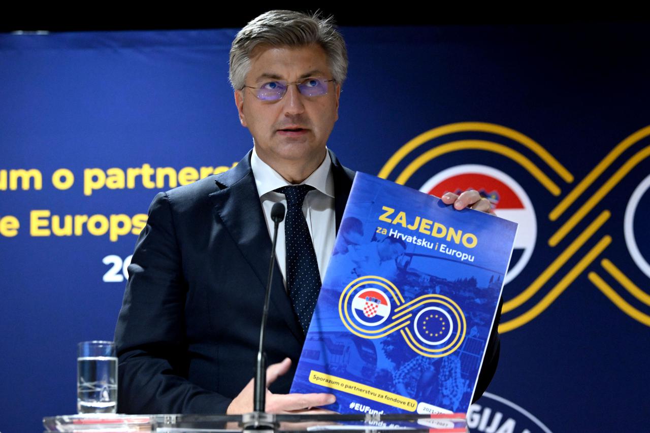Zagreb: Plenković primio povjerenicu Europske komisije za koheziju i reforme Elisu Ferreiru