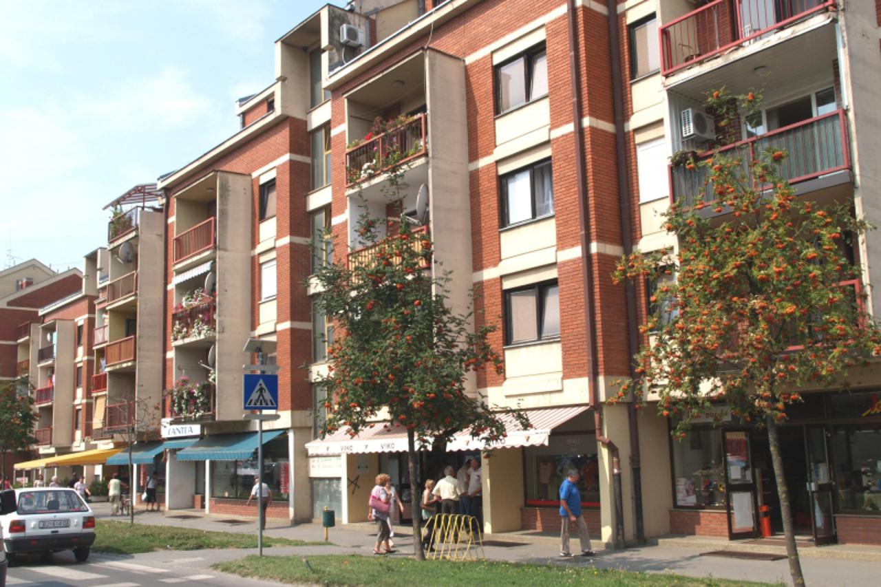 '30.07.2010., Bjelovar - Detalj stambenih zgrada u Mihanovicevoj ulici Photo: Damir Spehar/PIXSELL'