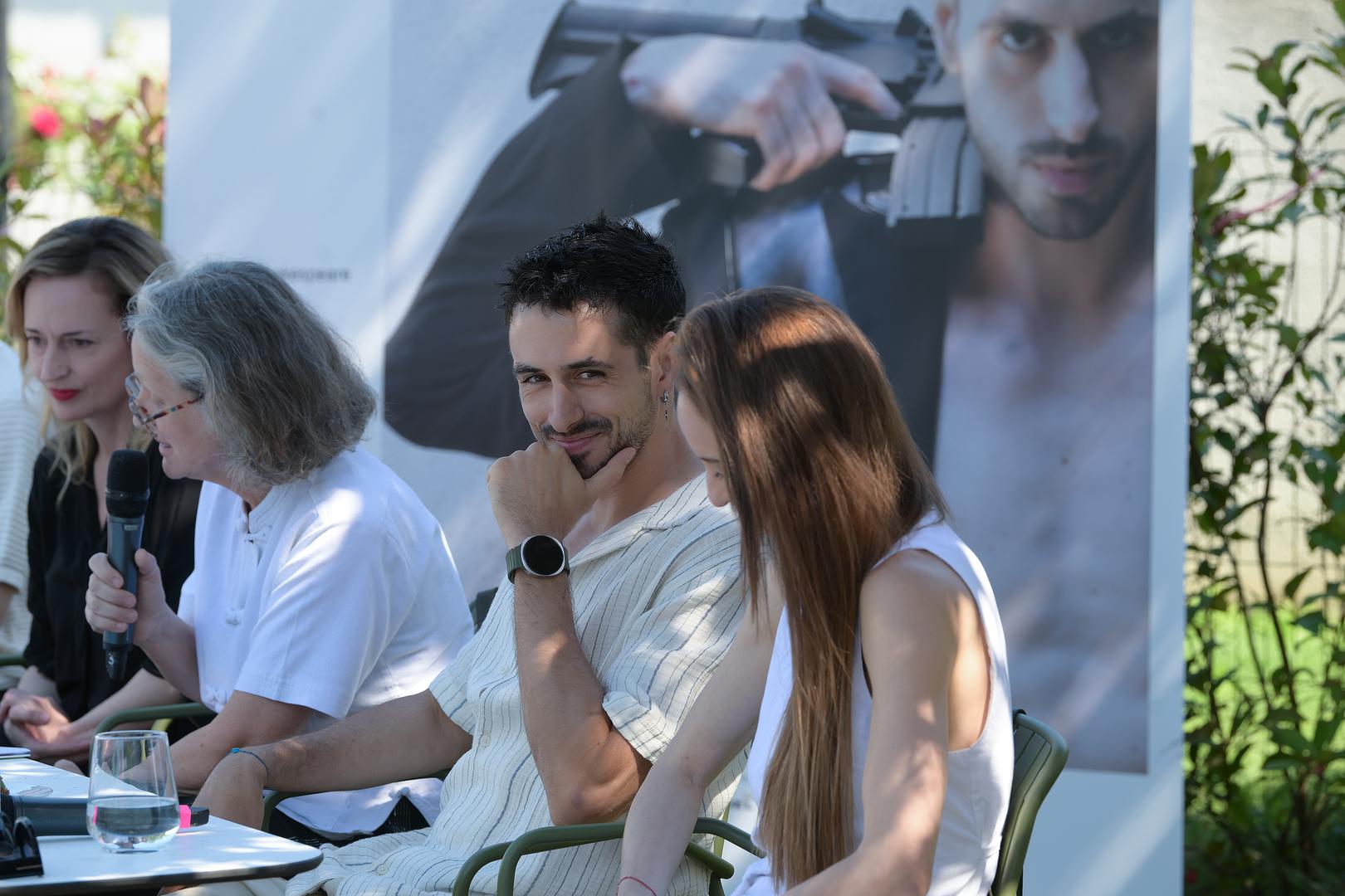 19.06.2026., Zagreb - Kazalisni dorucak posvecen nadolazecoj premijeri baleta "Othello". Na Kazalisnom dorucku s autoricom Valentinom Turcu razgovaralo se o njezinom uprizorenju "Othella", a o kreativnom procesu govorili su protagonisti Iva Vitic Gameiro, Guilherme Gameiro Alves  i Takuya Sumitomo.. Photo: Sandra Simunovic/PIXSELL