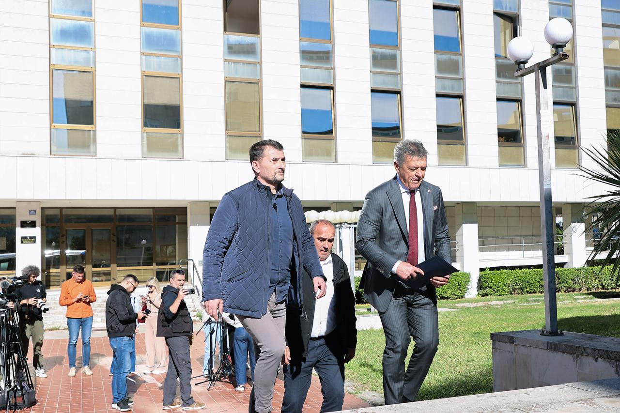 Split: Dolazak Ivana Turudica na Sud