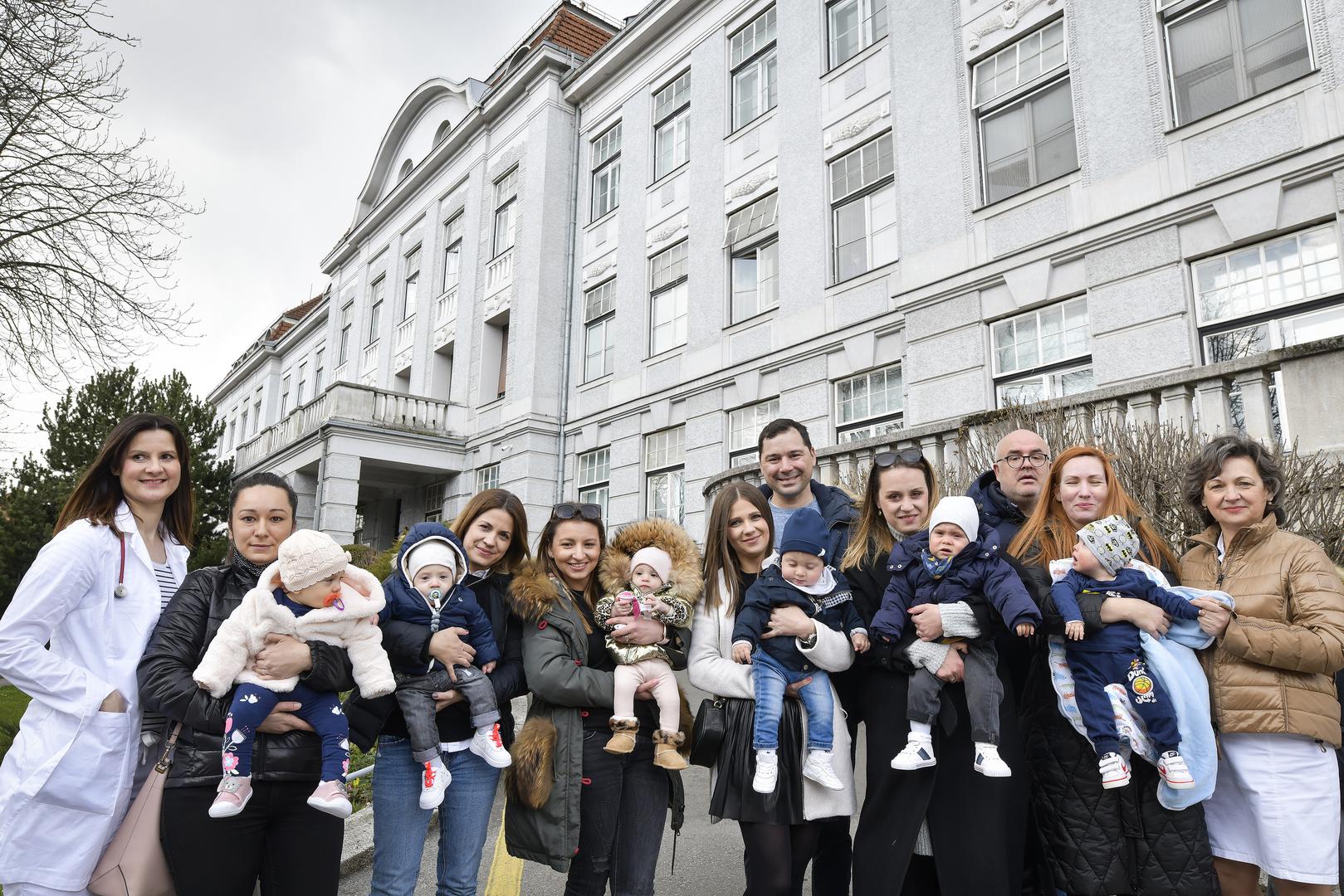 19.03.2021., Zagreb- Rodilje i bebe koje su za vrijeme zagrebackog potresa bile u Petrovoj bolnici.
Photo: Sandra Simunovic/PIXSELL