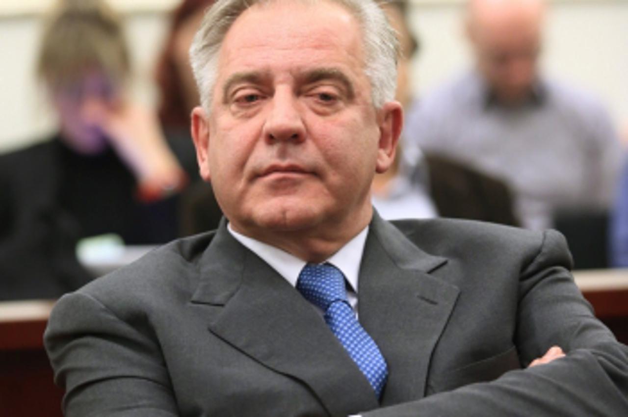 '20.11.2012., Zupanijski sud, Zagreb - Ivo Sanader na izricanju nepravomocne presude u predmetima Hypo i INA-MOL. Photo: Zeljko Lukunic/PIXSELL'