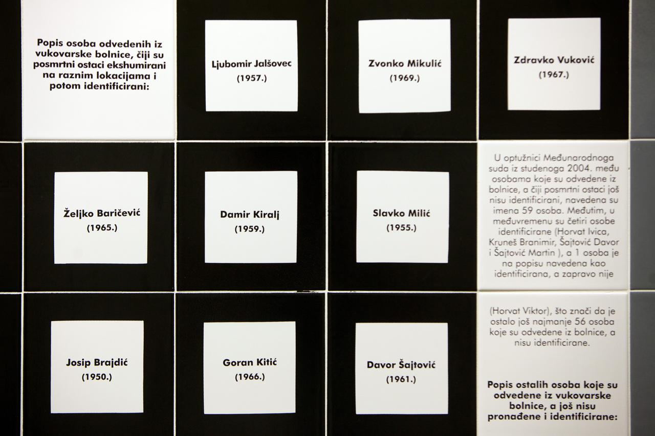 14.05.2012. Vukovar - Vukovar - Memorijalni centar vukovarske bolnice. Mjesto sjecanja - Vukovarska bolnica 1991. U podrumskim prostorijama Vukovarske bolnice, vjerno je rekonstruiran zivot nekoliko stotina ranjenika i bolnickog osoblja tijekom visemjesec