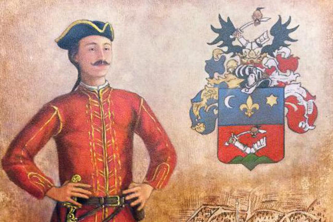Prvi gradonačelnik Sombora Martin Parčetić s plemićkim grbom iz 1753. godine