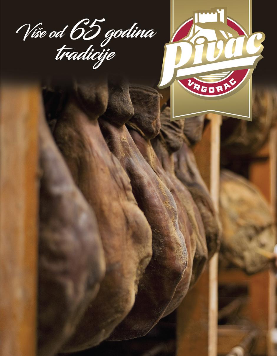 Pivac pršut šampion u Drnišu