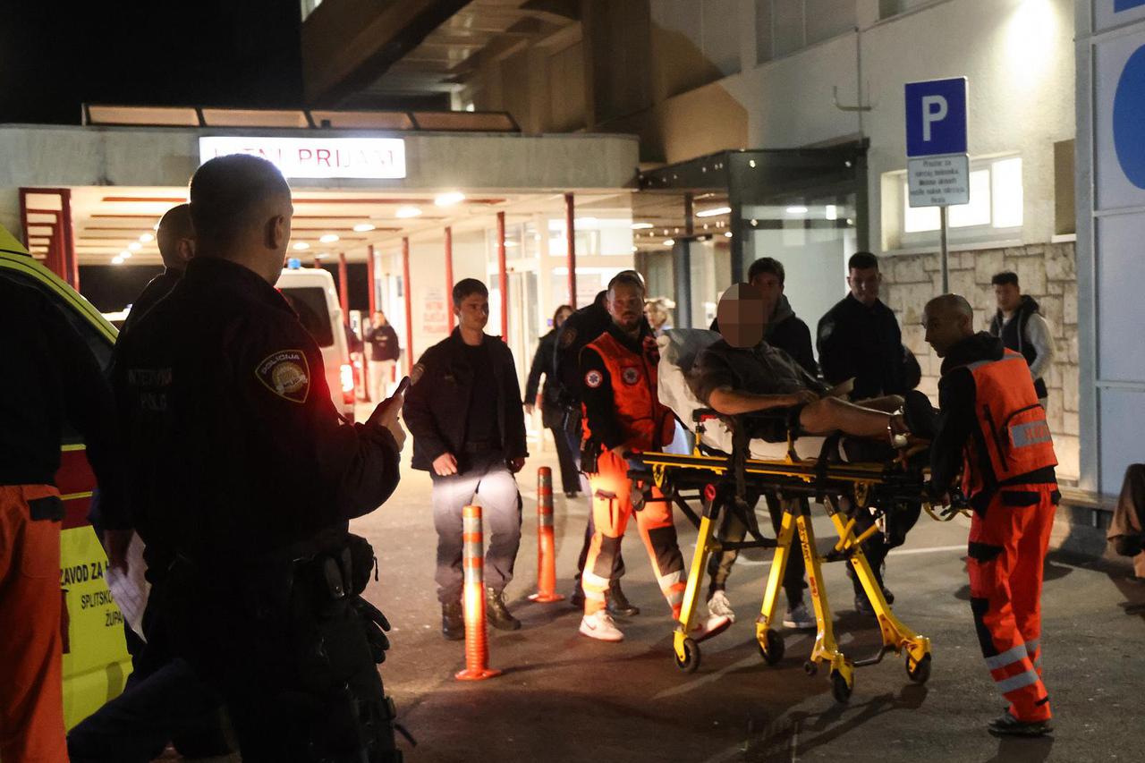 Požar u splitskom zatvoru, zatvorenici dolaze na hitni prijem u Firule