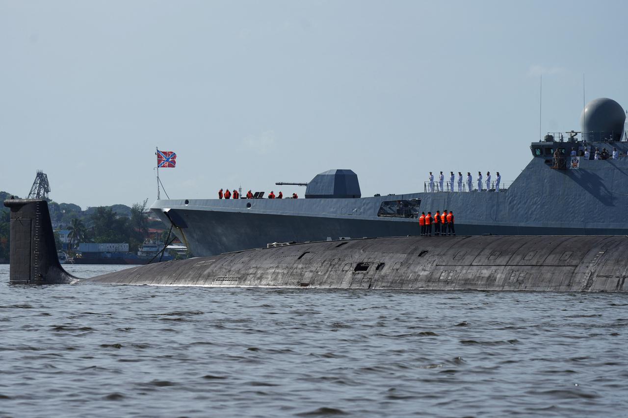 Russian warships in Havana