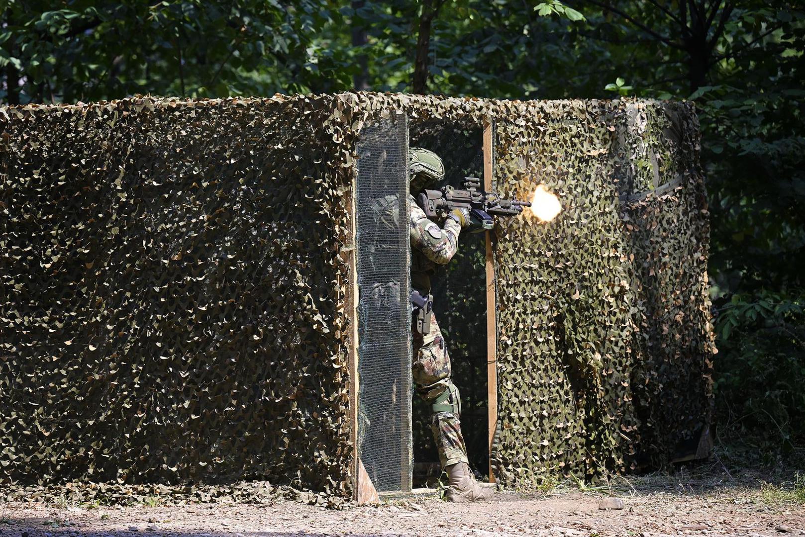 05, September, 2024, Loznica - Tactical training of special units of the Serbian Army "Drina 2024" was held in the area of ​​the Gucevo mountain. Photo: Marijana Jankovic/Ministarstvo odbrane i vojske Srbije/ATAImages05, septembar, 2024, Loznica  - Odrzana takticka vezba specijalnih jedinica  Vojske Srbije "Drina 2024" u rejonu planine Gucevo. Photo: Marijana Jankovic/Ministarstvo odbrane i vojske Srbije/ATAImages Photo: Ministarstvo odbrane i vojske Srbije/ATAImages/PIXSELL