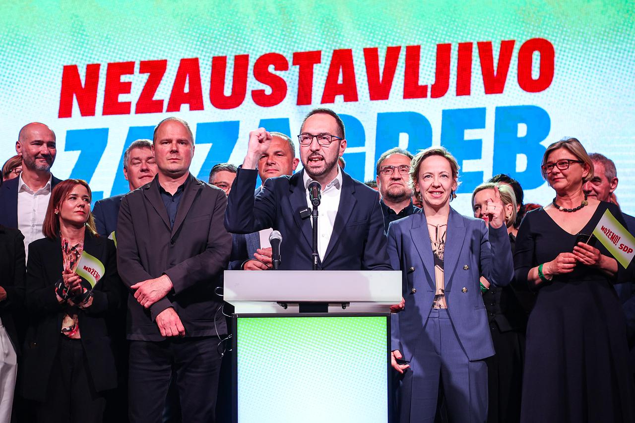 ARHIVA - Zagreb: Tomislav Tomašević obratio se medijima nakon rezultata izbora