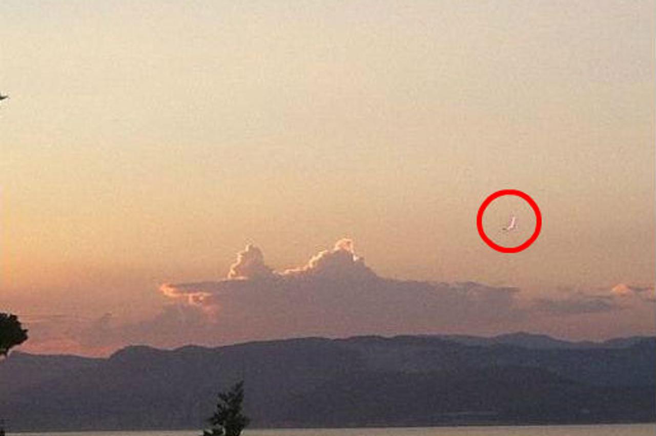 Je li snimljeno nešto neobičo na nebu iznad Cavtata?