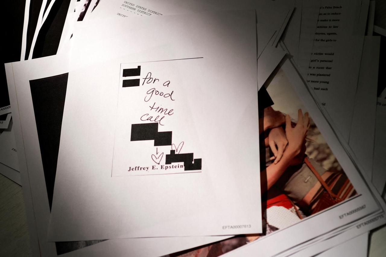 Newly-released documents from the U.S. Justice Department files on Jeffrey Epstein