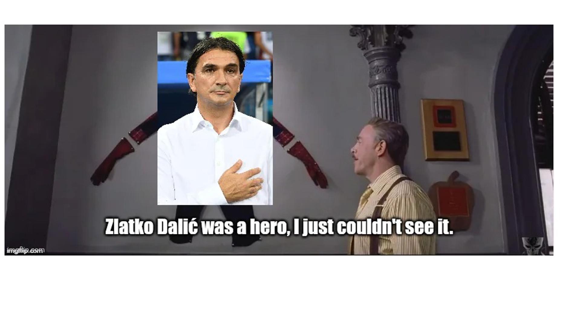 Sedam pogodaka u hrvatskoj mreži brzo je postalo inspiracija za brojne montaže i šale. Korisnici društvenih mreža tako crnim humorom pokušavaju ublažiti večer koju će hrvatski nogomet pamtiti po neslavnom rekordu.
