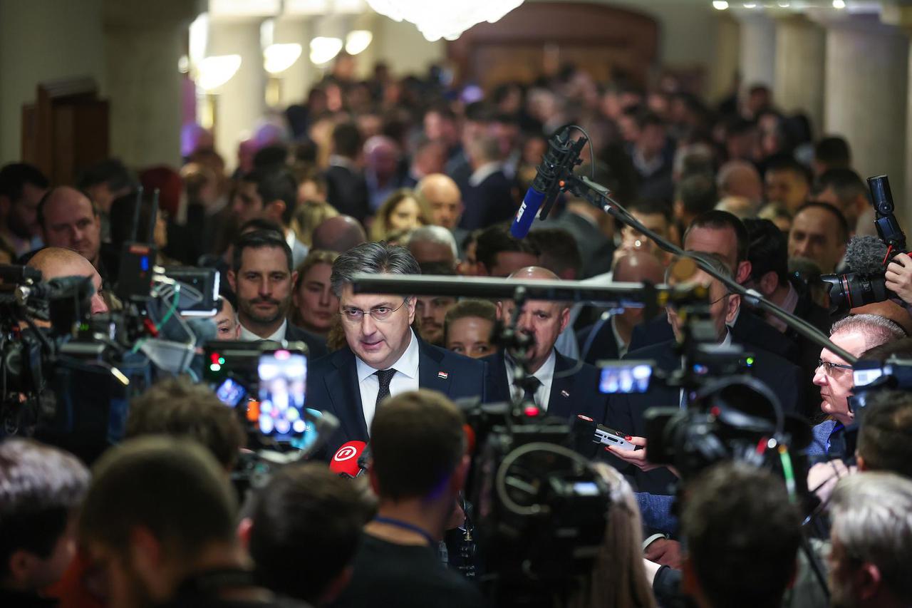 Zagreb: Izjava premijera Andreja Plenkovića nakon izbornog poraza Dragana Primorca
