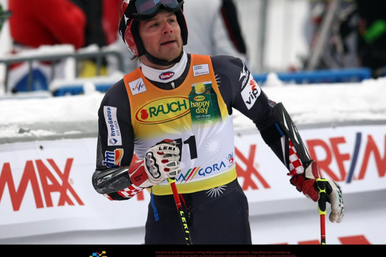'30.01.2010., Slovenija, Kranjska Gora - Utrka svjetskog ski kupa u veleslalomu. Natko Zrncic Dim.  Photo: Jurica Galoic/PIXSELL'