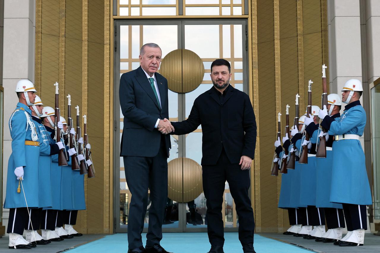 Ukraine's President Zelenskiy visits Ankara