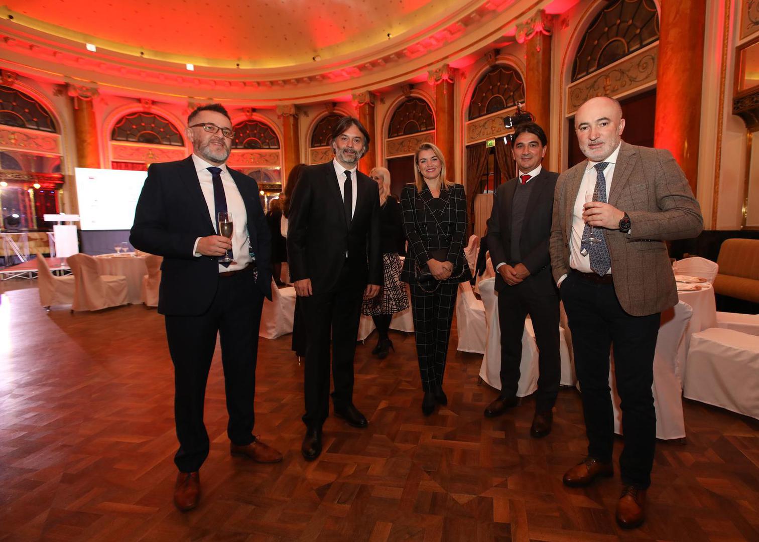 14.12.2021 Zagreb-  U hotelu Esplanade odrzano je proglasenje gospodarstvenika i gospodarskog dogadjaja 2021. godine u izboru Vecernjeg lista. Drazen Klaric, Nikolina Brnjac, Zlatko Dalic, Ivan Tolj