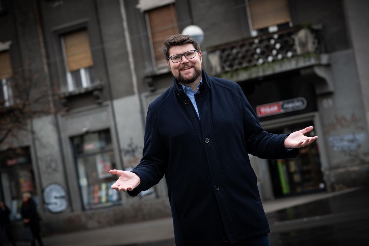 Zagreb: Predsjednik SDP-a Peđa Grbin