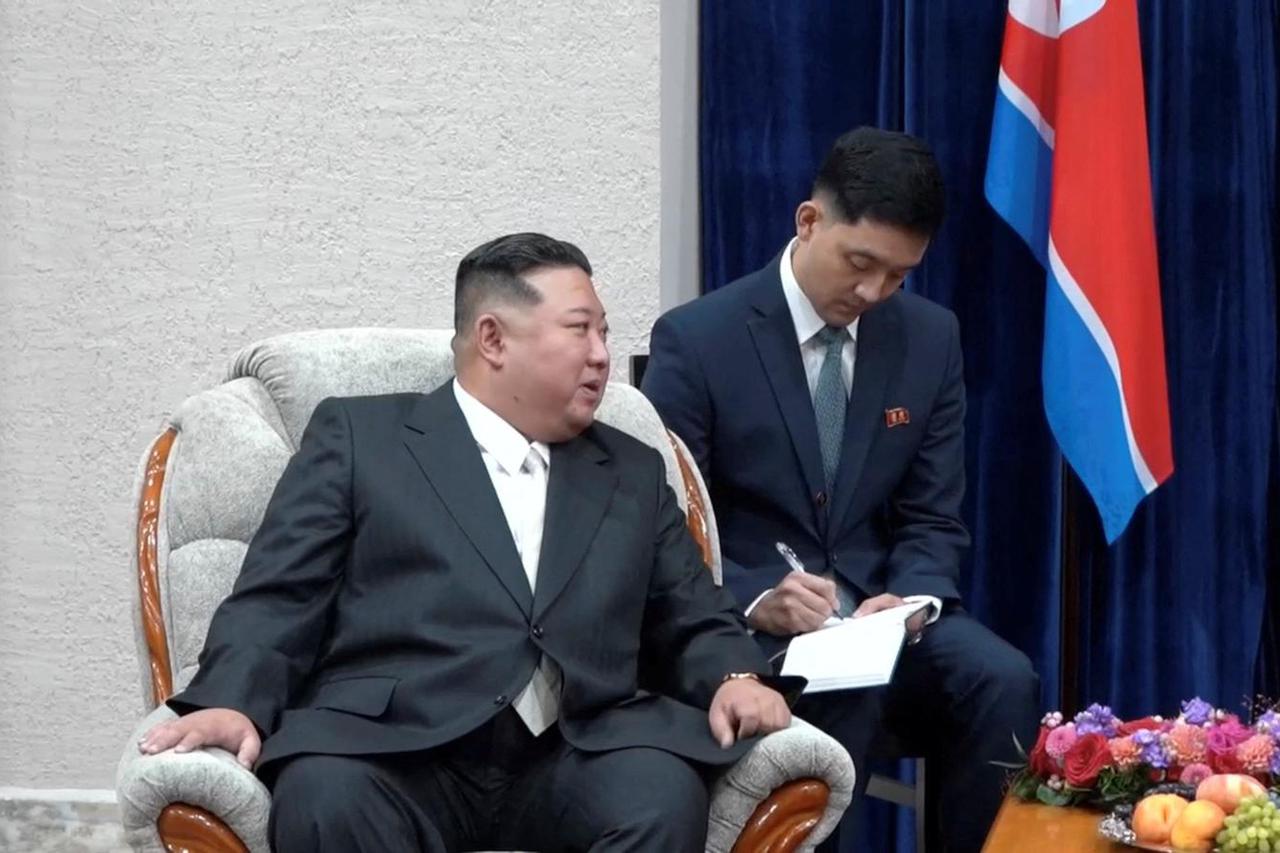 North Korean leader Kim Jong Un visits the Naval Command of the Korean People's Army (KPA)