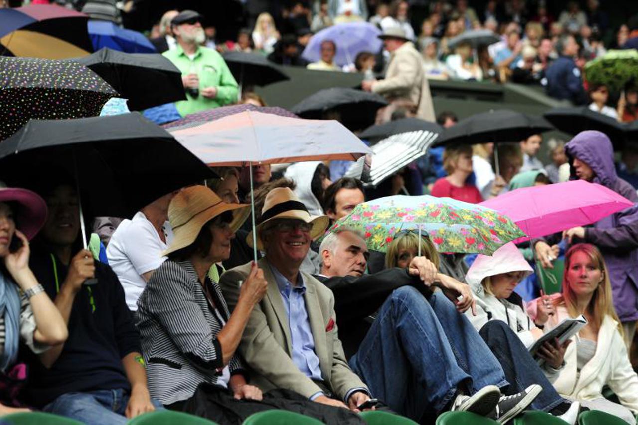 wimbledon kiša