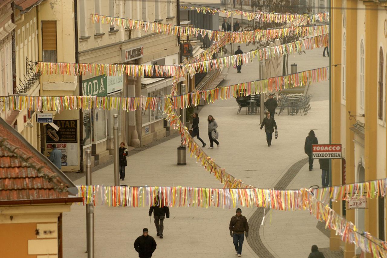 '28.02.2011., Cakovec- Cakovecki centar spreman za fasnicko slavlje. Photo: Vjeran Zganec-Rogulja/PIXSELL'