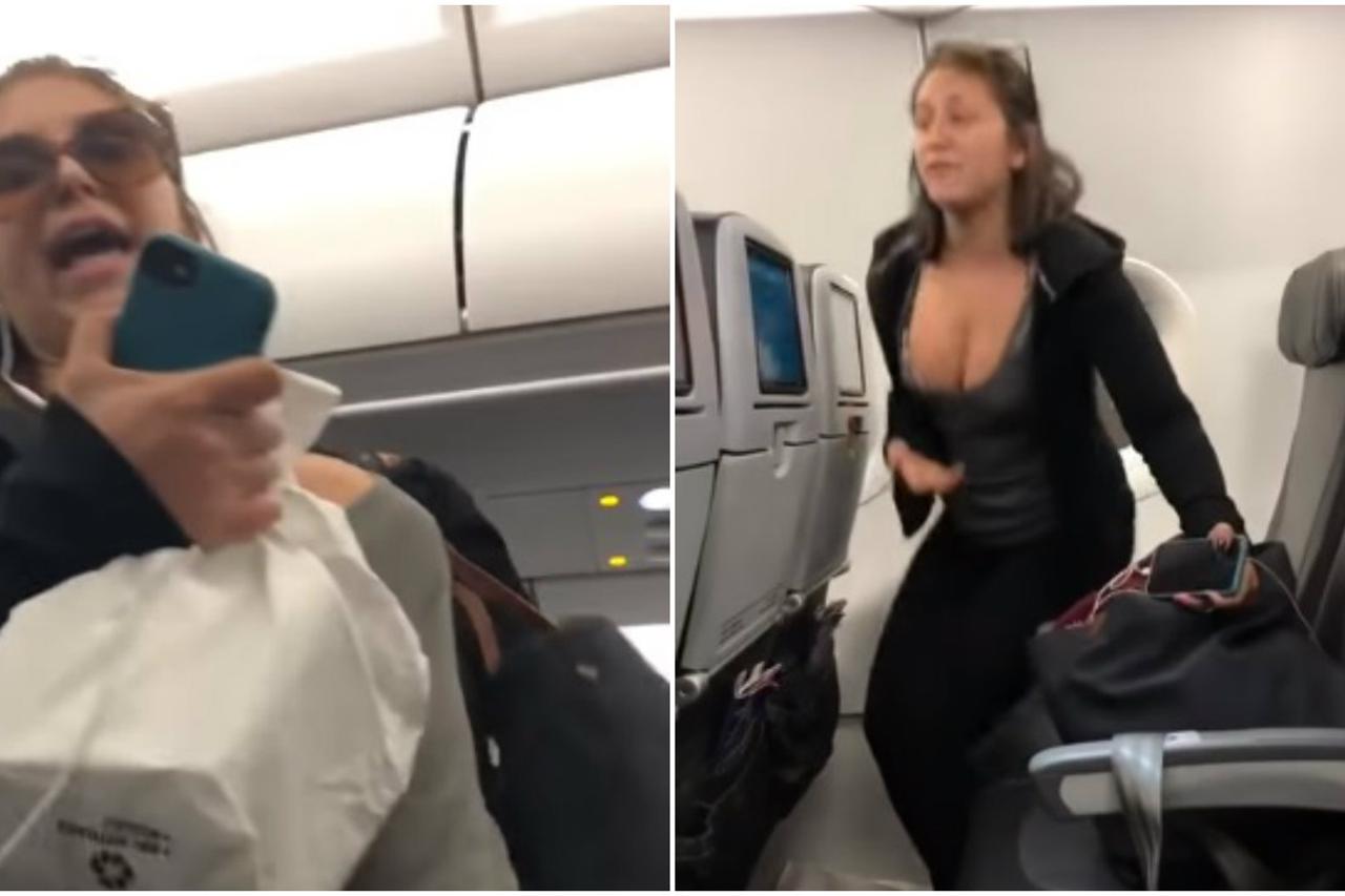 Putnica izbačena iz aviona