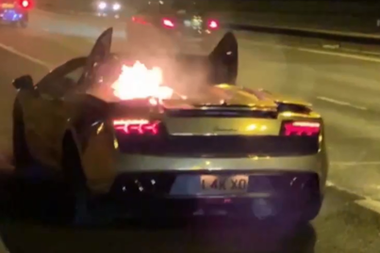 Izgorio Lamborghini
